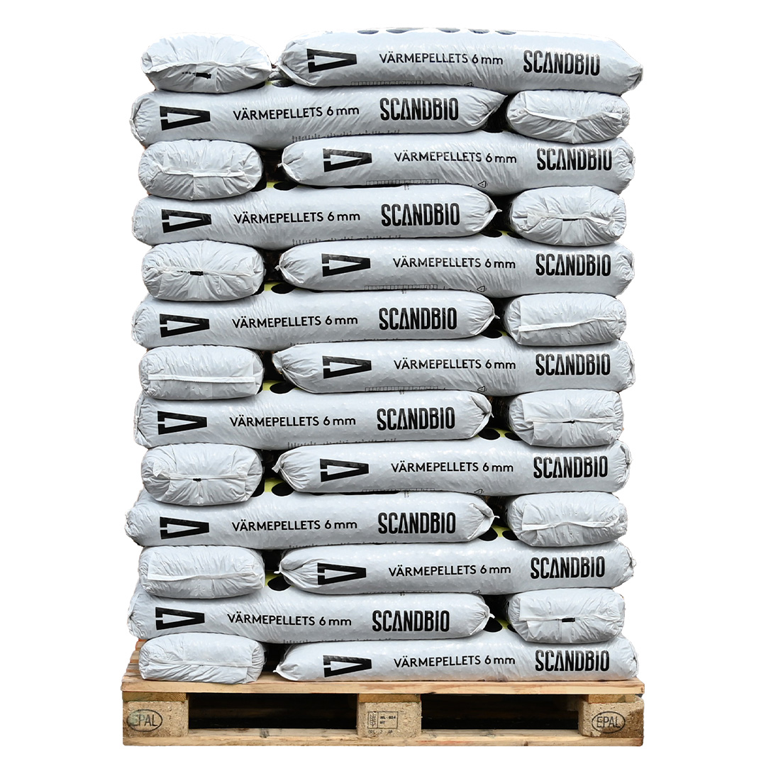 Pellets Köping – 6 mm värmepellets med hemleverans